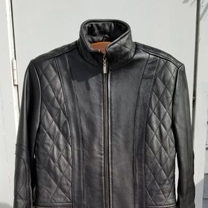 Pamela McCoy womens soft leather jacket